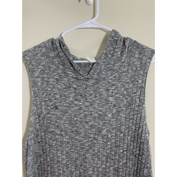 Myth Women’s Sleeveless Hooded Beach Coverup Size 1X Gray - Picture 2 of 5